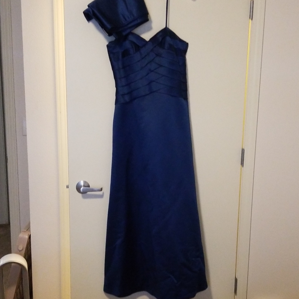 Prom dress with shawl